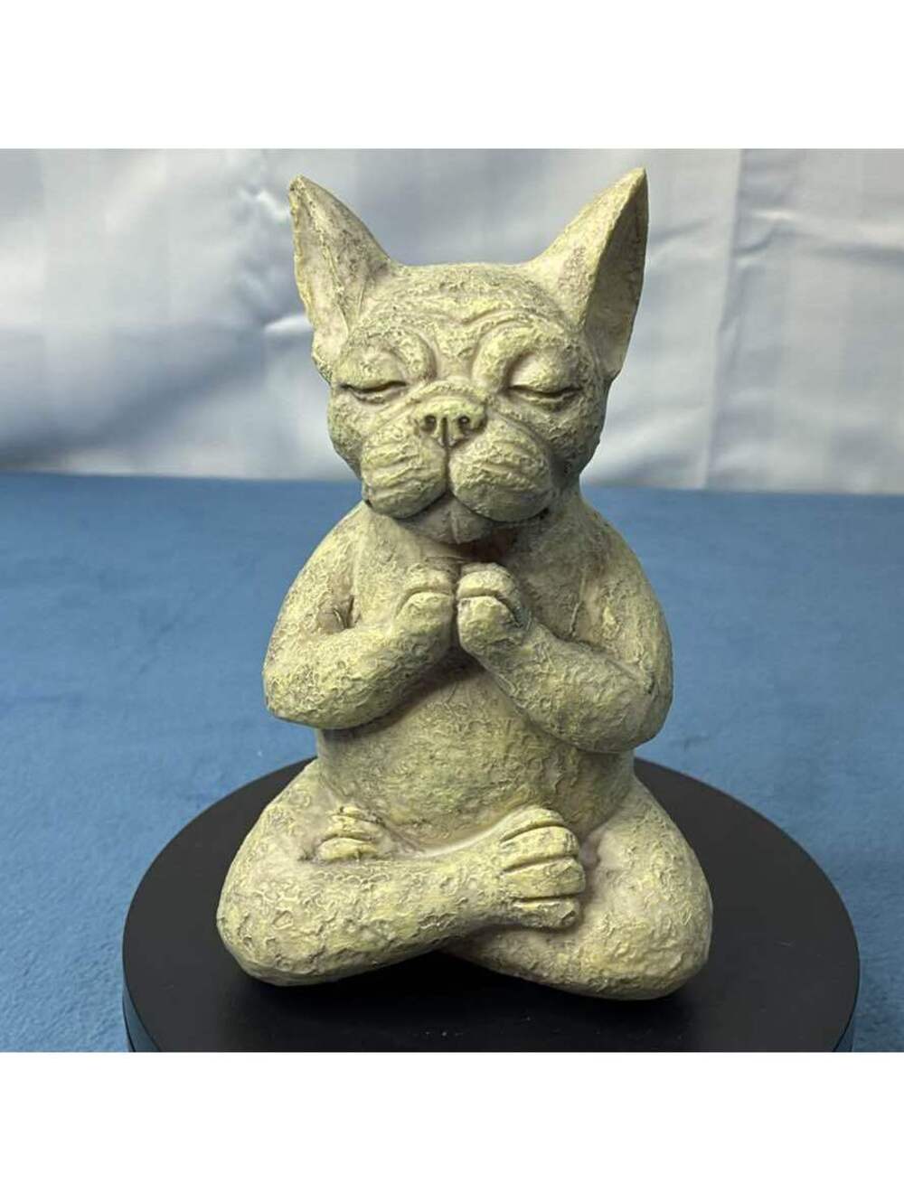 Zen French Bulldog Meditating Statue
